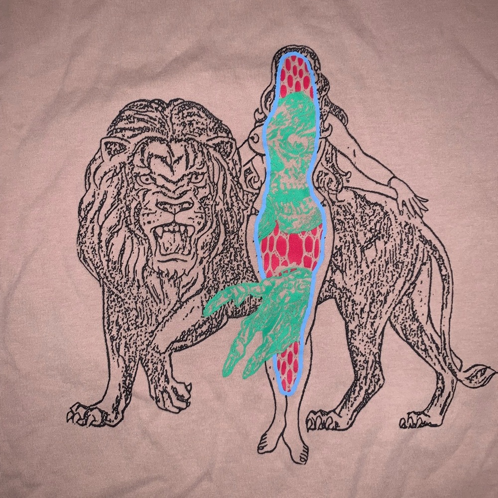 Brain Dead Heatwave Long Sleeve T-shirt Tan Size: Medium - Picture 2 of 7